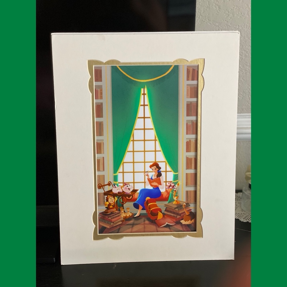 Beauty and the Beast lithograph